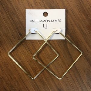 Uncommon James Girl Boss Square Hoop Earrings